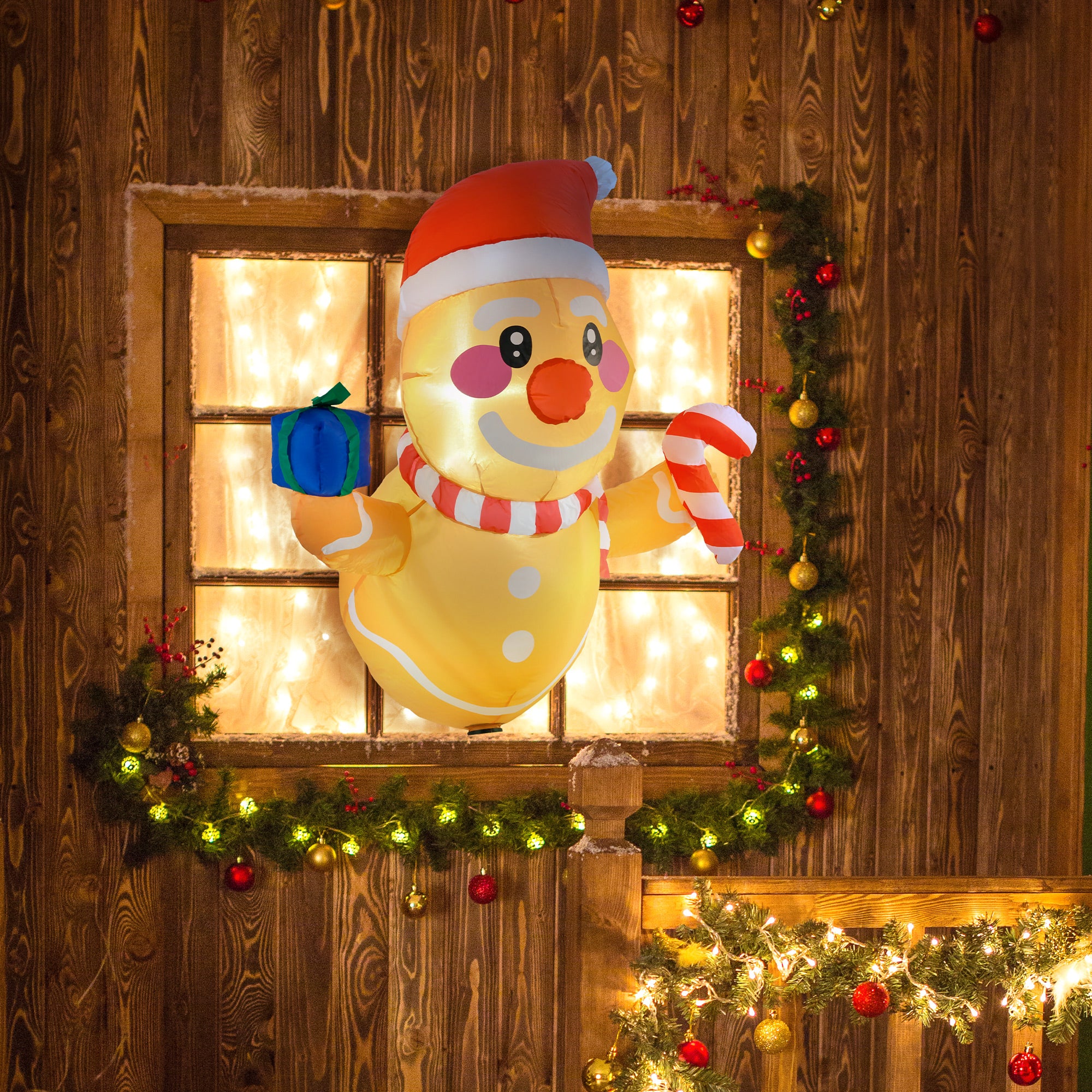 3-Foot Hanging Gingerbread Man