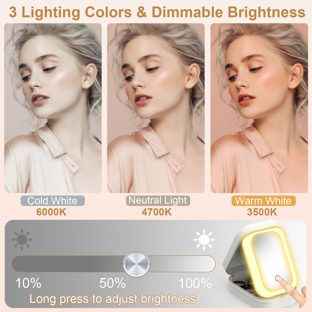 LED Lighted Makeup Travel Bag