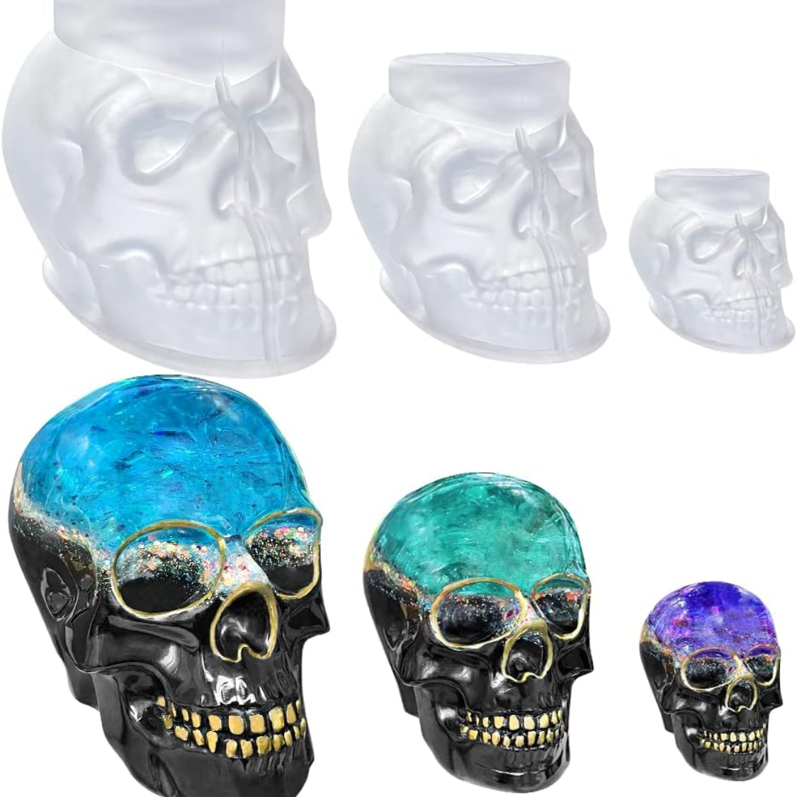 Assorted Skull Craft Molds