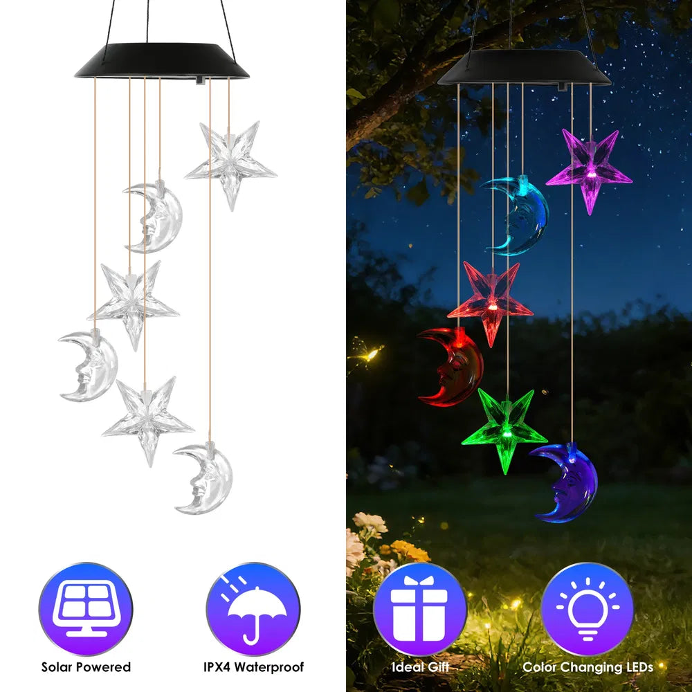 Solar Moon and Star Chime