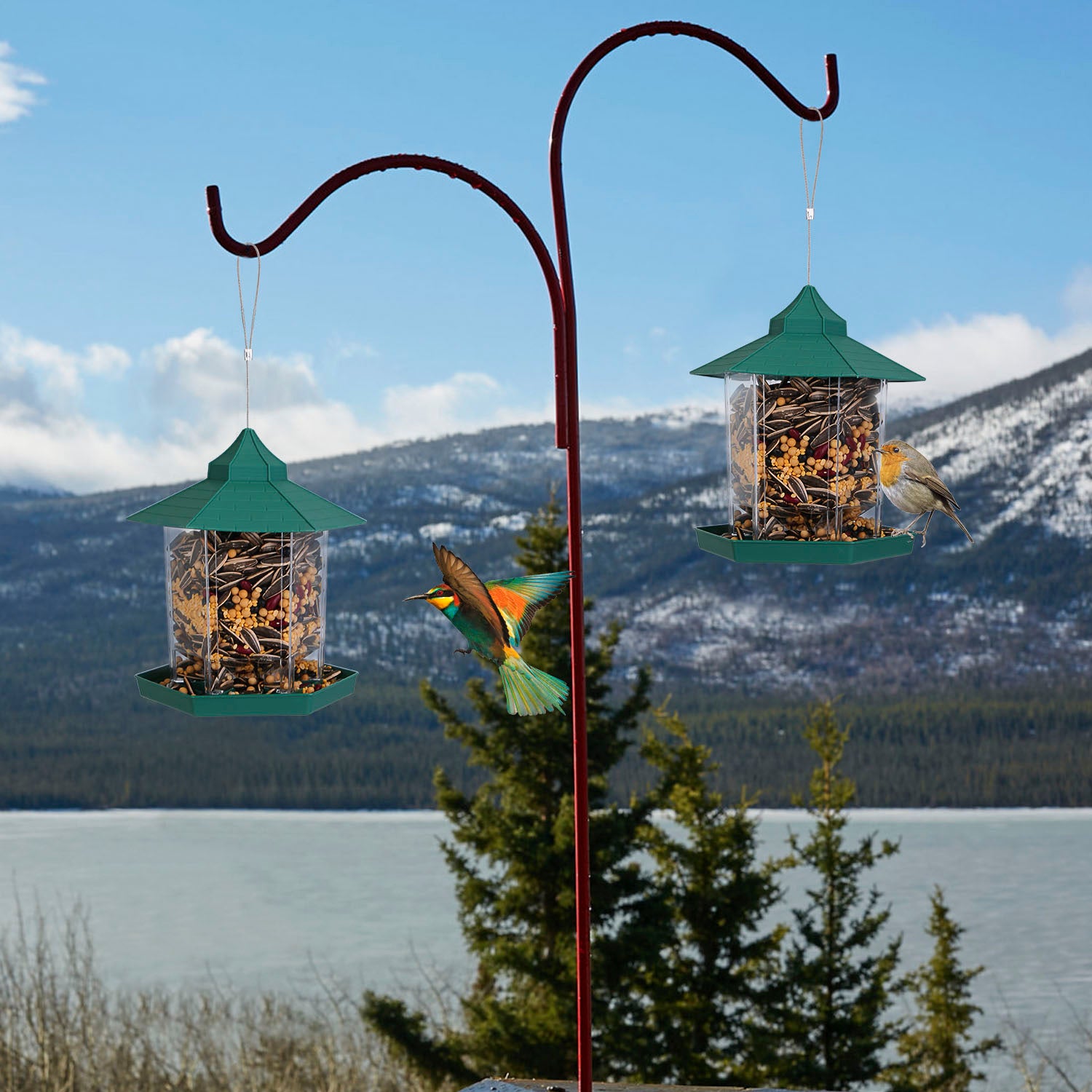 Hanging Gazebo Bird Feeder