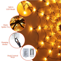 Lighted Hairy Spider Web