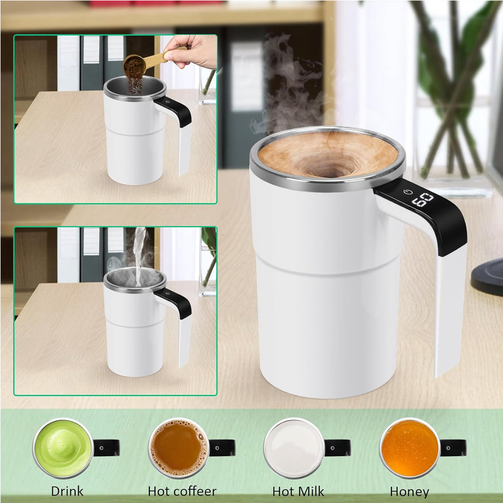 Self-Stirring Mug With Temperature Display
