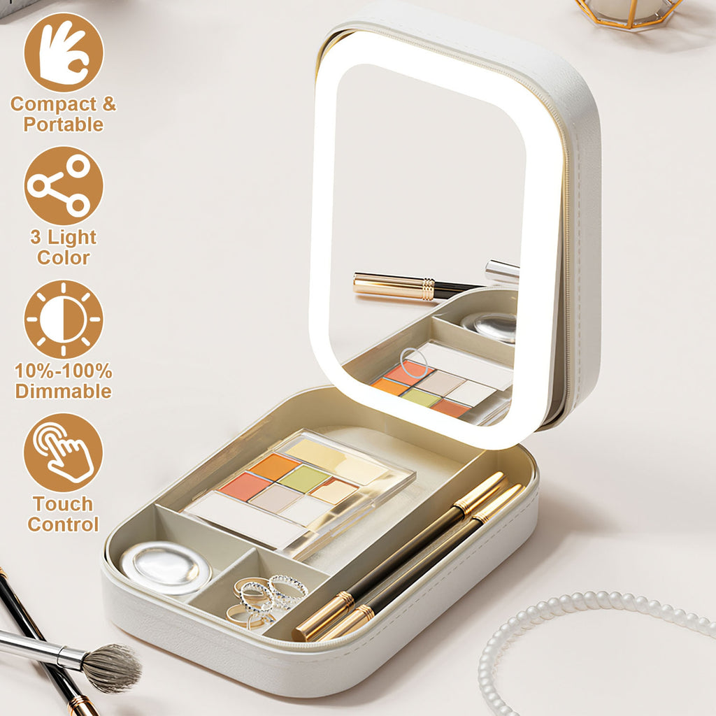 LED Lighted Makeup Travel Bag
