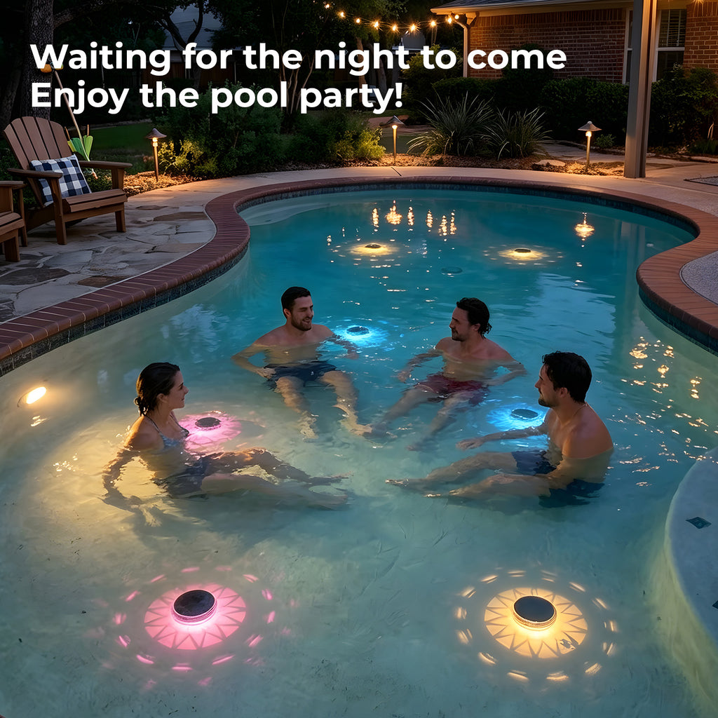 Rechargeable Floating Pool Lights