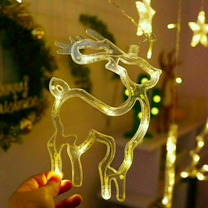 Enchanted Star Curtain Lights