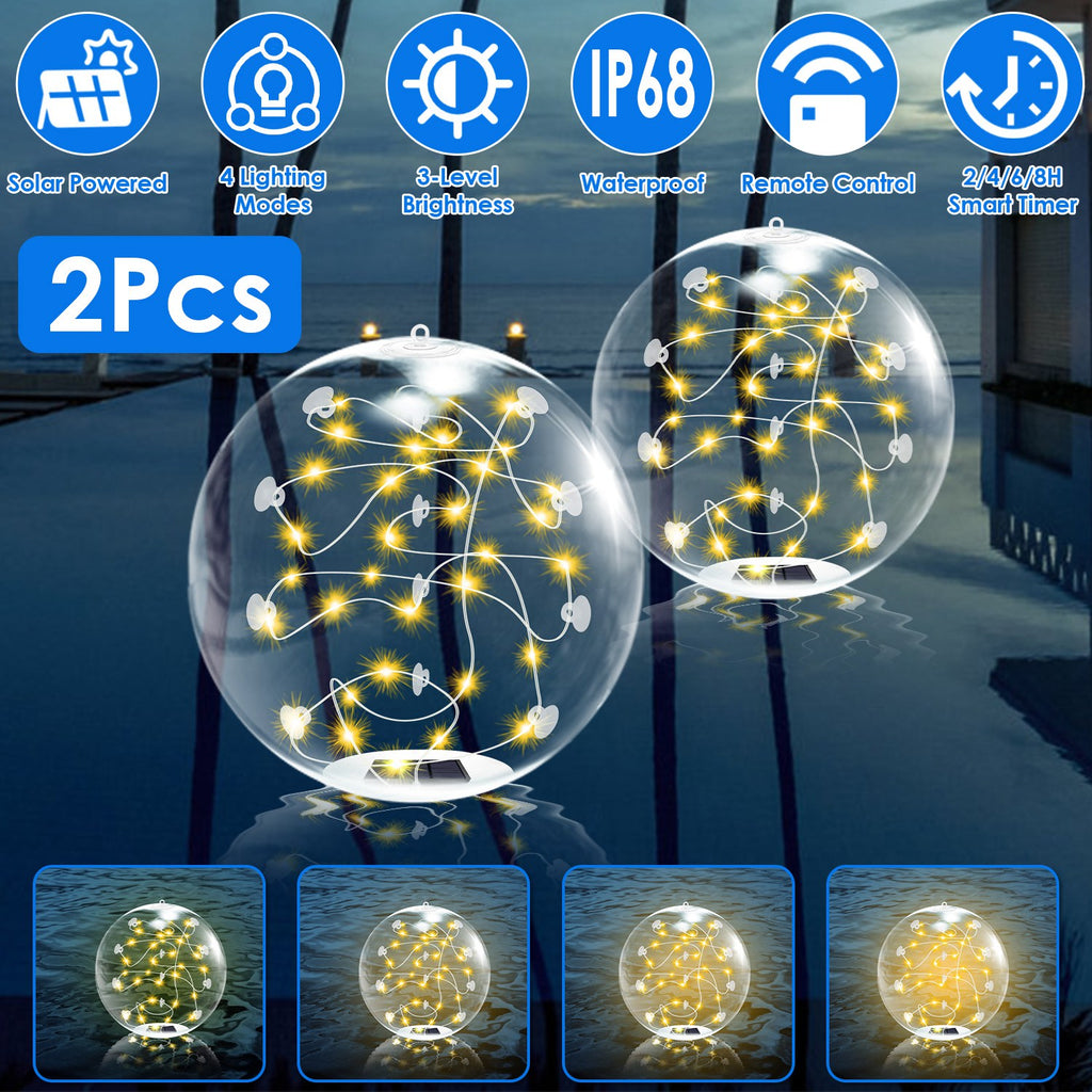 Inflatable Solar Pool Orbs