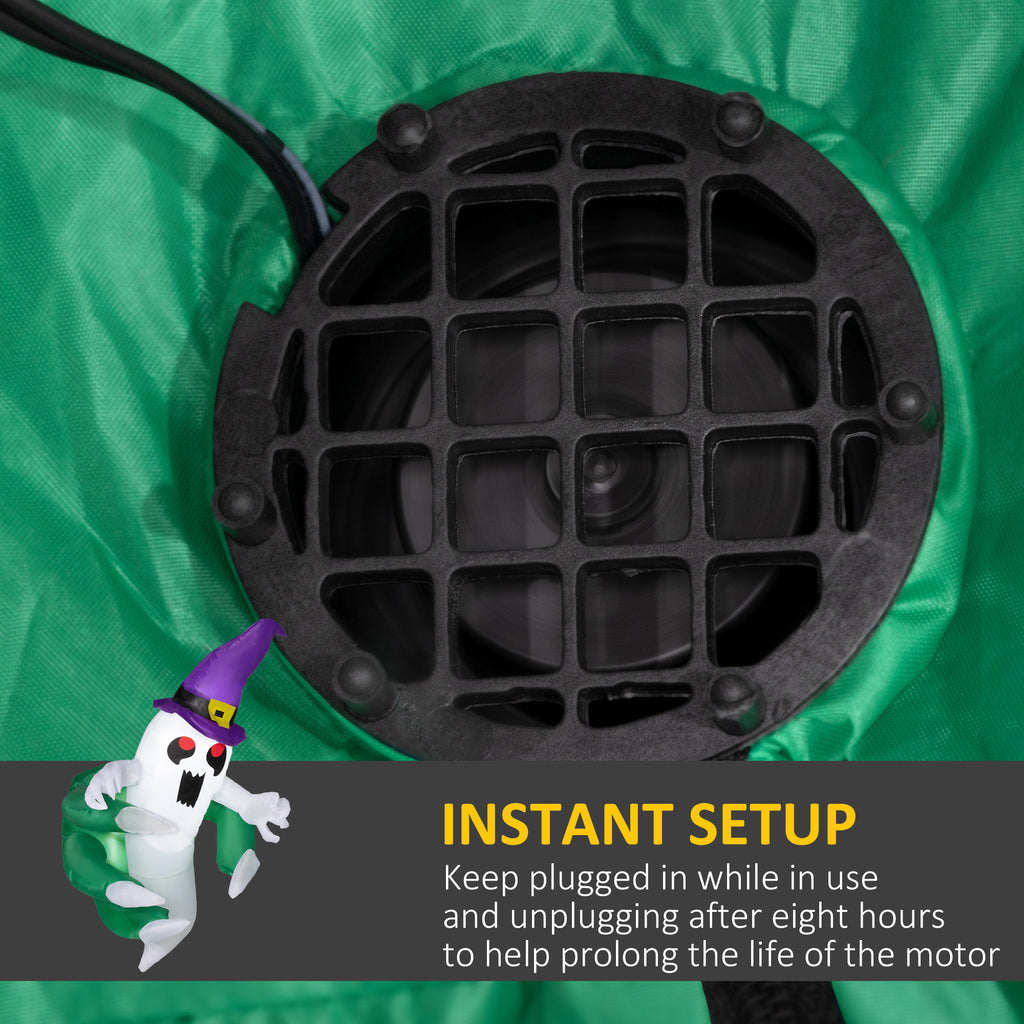 4-Foot Inflatable Window Ghost
