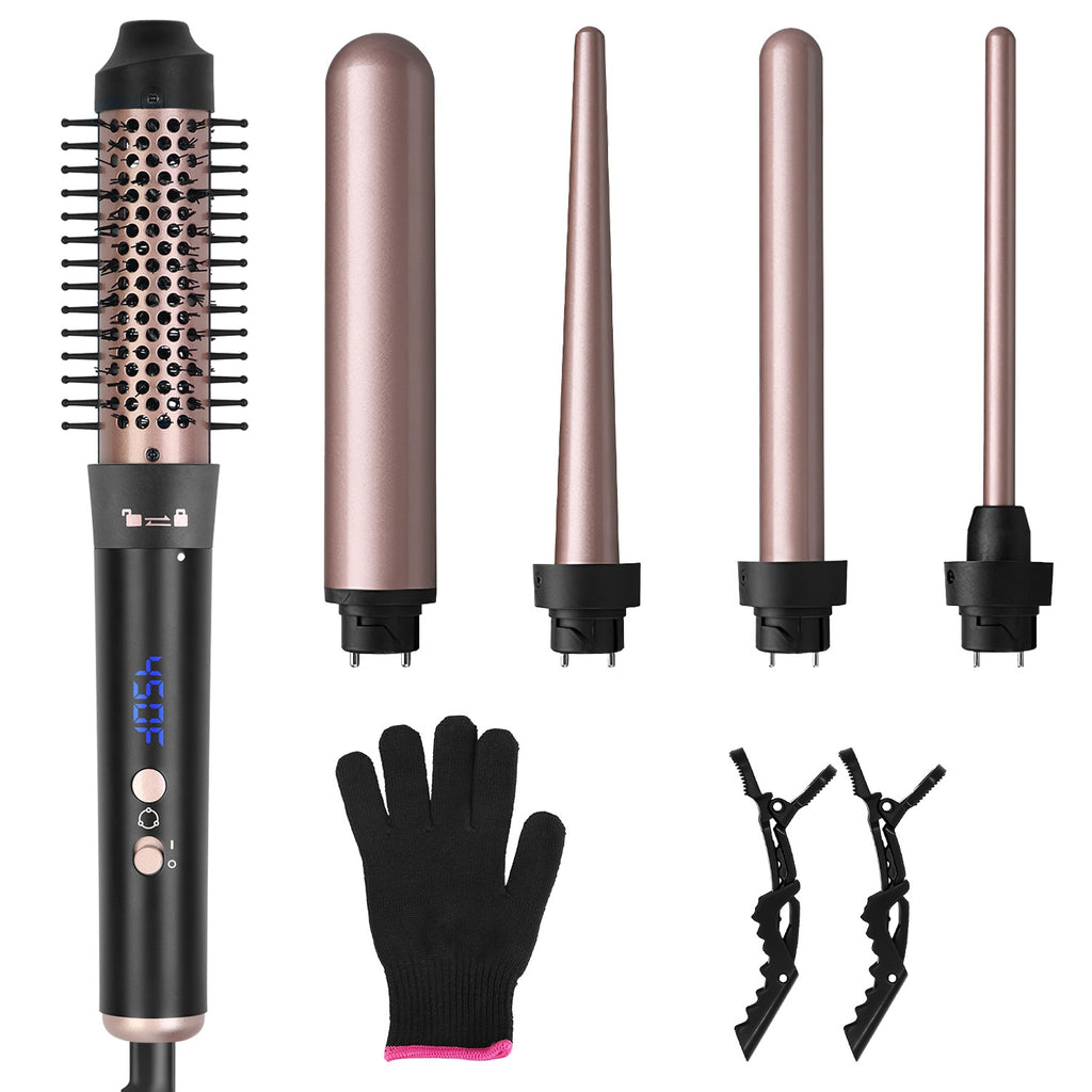 Five-in-One Curling Wand Set