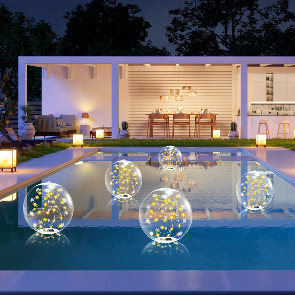 Inflatable Solar Pool Orbs