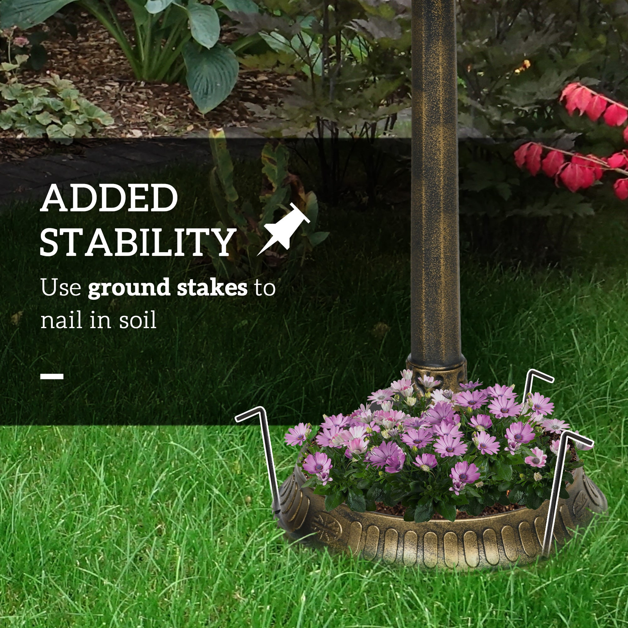 28 Inch Pedestal Bird Bath