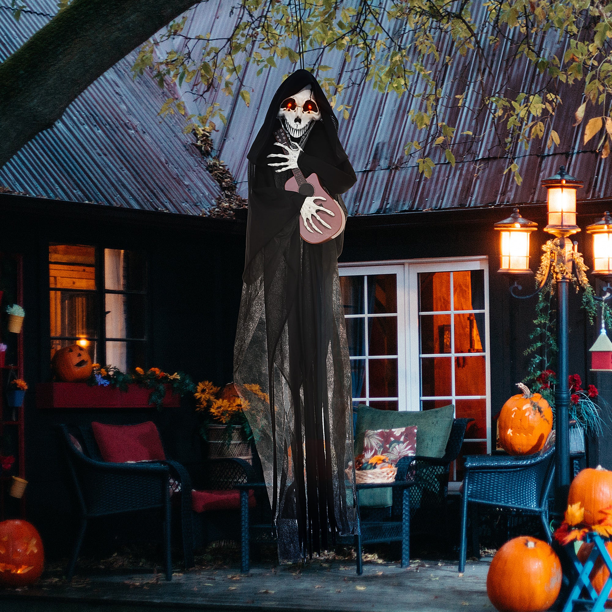Animatronic Grim Reaper Guitarist